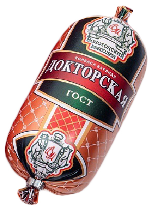 

Колбаса Вологодский Мясодел Докторская вареная 340 г