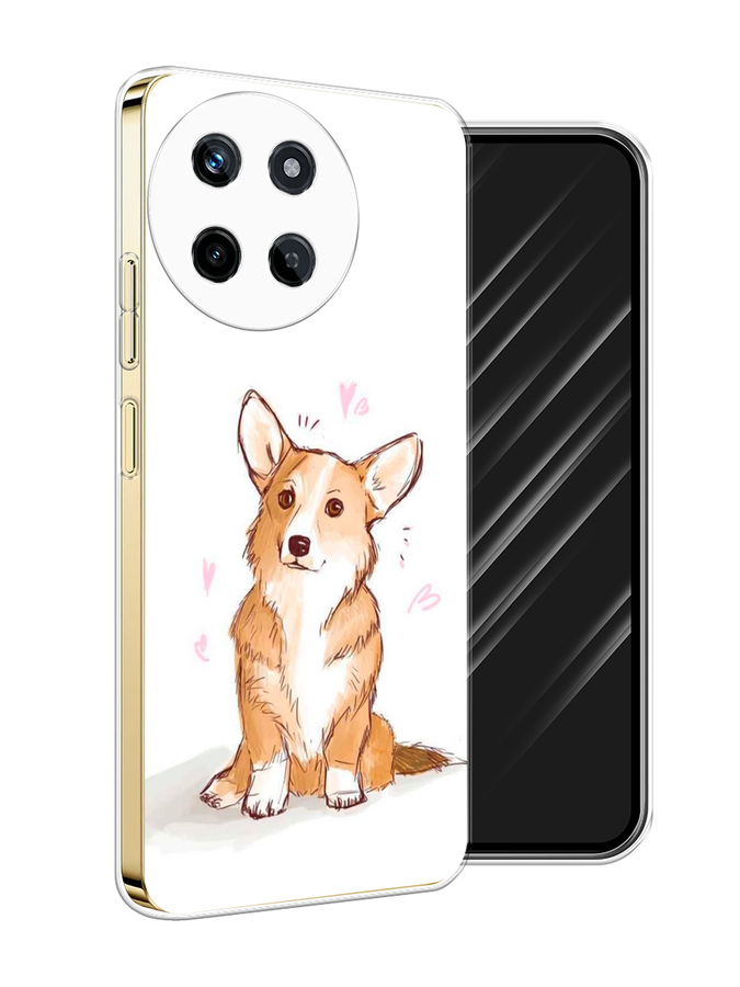 

Чехол Awog на Realme 11 4G "Корги любовь", Бежевый;белый, 2515150-1