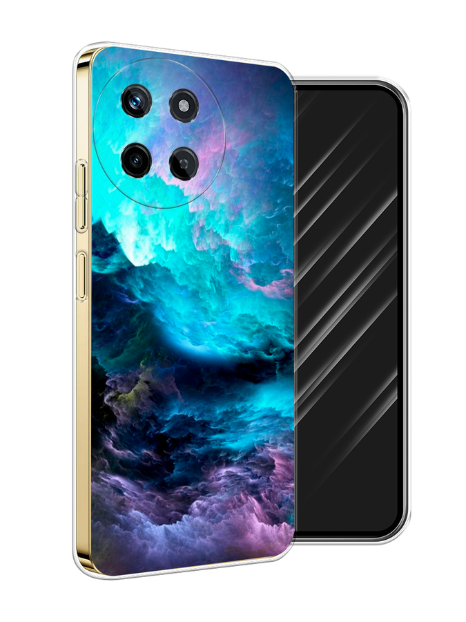 

Чехол Awog на Realme 11 4G "Бирюзовое небо", Бирюзовый;фиолетовый;черный, 2515150-1
