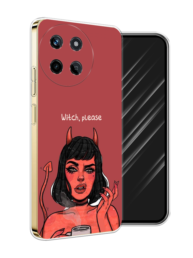 

Чехол Awog на Realme 11 4G "Evil Girl", Бордовый;черный, 2515150-1