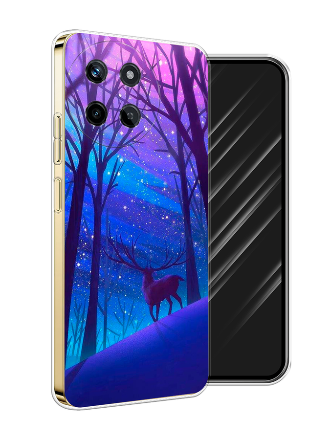 

Чехол Awog на Realme 11 4G "Северный олень", Фиолетовый;голубой;синий, 2515150-1