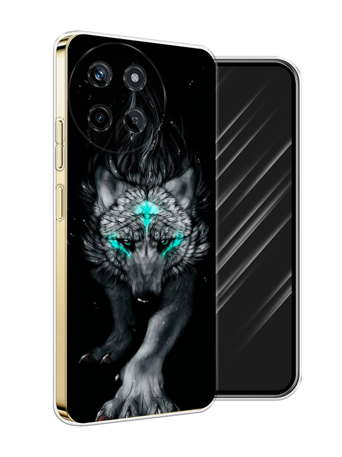 

Чехол Awog на Realme 11 4G "Волшебный волк", Черный;серый, 2515150-1