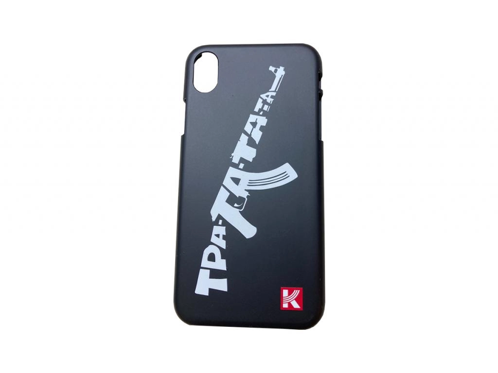 

Чехол для iPhone XR Тра-та-та, пластик, Черный