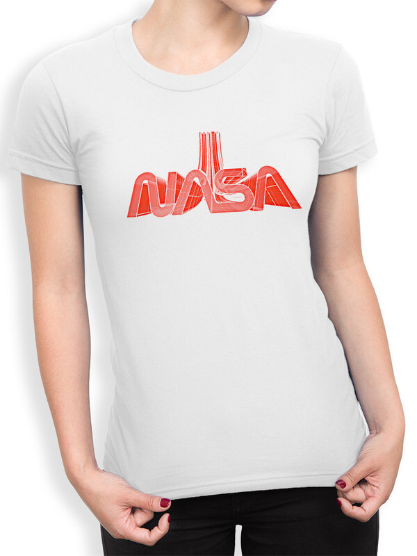 

Футболка женская Dream Shirts NASA белая L, NASA