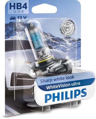 

PHILIPS ЛАМПА HB4 9006 WHITEVISION ULTRA B1 PHILIPS 9006WVUB1