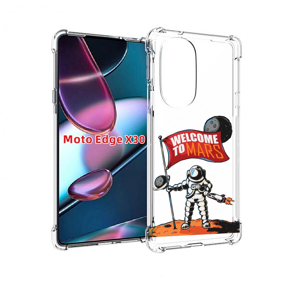 

Чехол MyPads Вэлком-Марс для Motorola Moto Edge X30, Прозрачный, Tocco