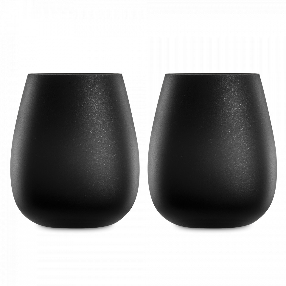 Набор бокалов для воды EISCH Kaya 2 шт 360 мл -черный