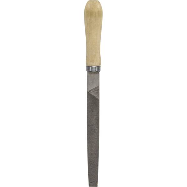 Плоский напильник РемоКолор 150 мм, №2, деревянная ручка 40-1-634