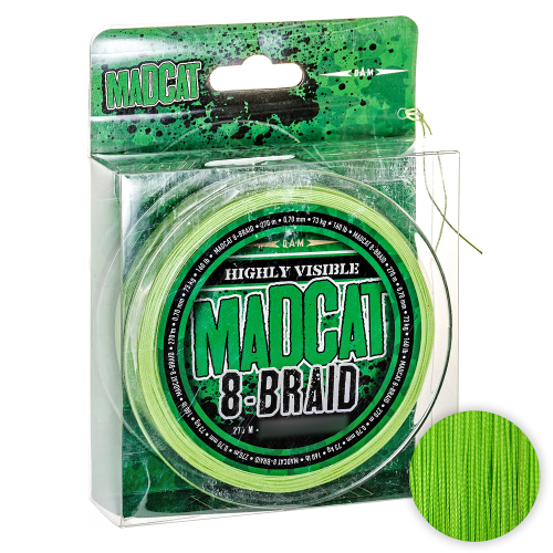 Шнур Madcat G2 8-braid Main Line 270м. 0.60мм. GREEN