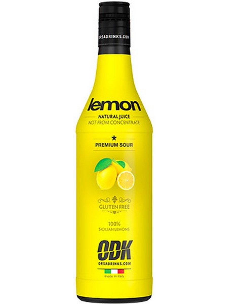 Фруктовый концентрат ODK Лимон Сауэр для коктейлей и десертов, пластик, 750 мл