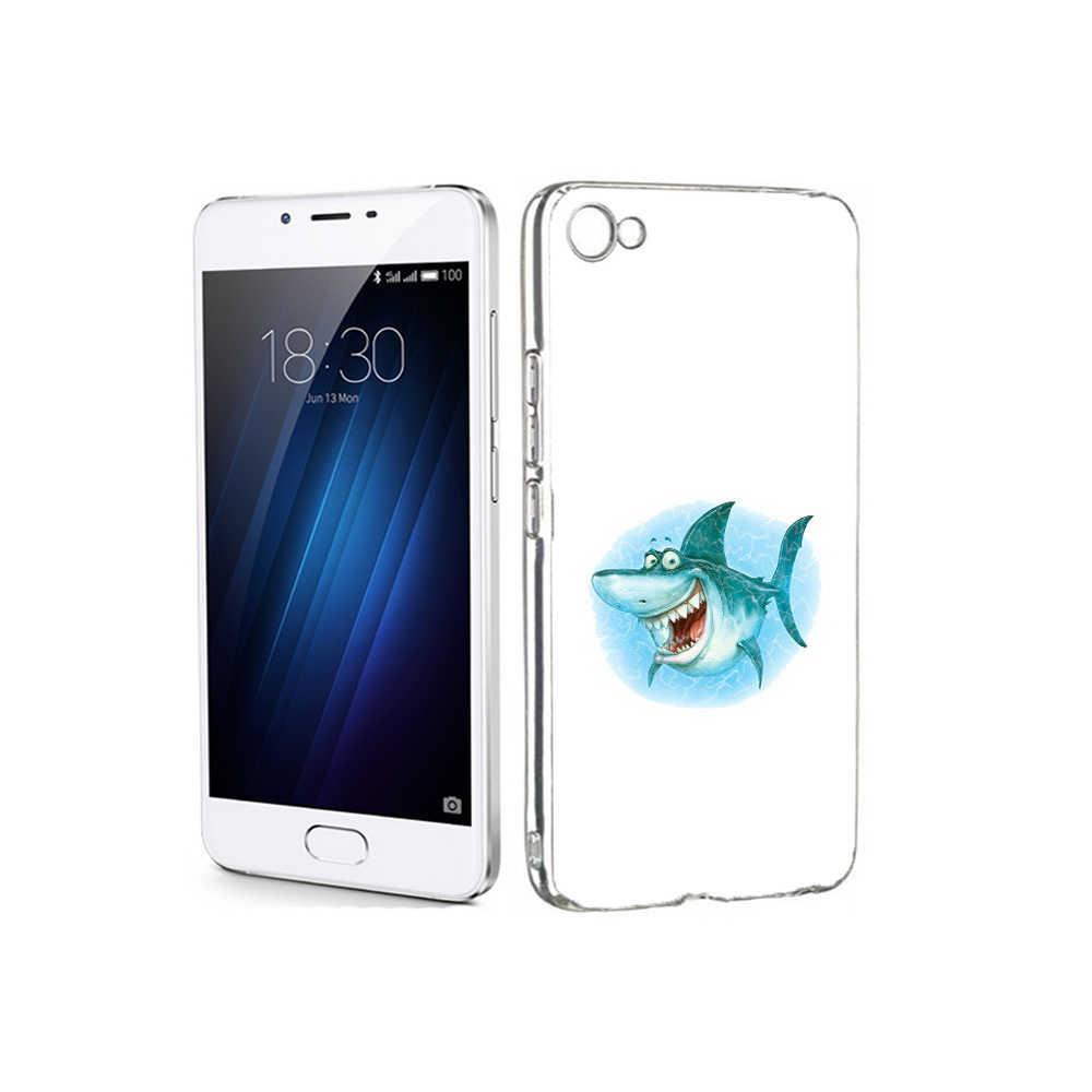 

Чехол MyPads Tocco для Meizu U20 веселая акула (PT50622.85.261), Прозрачный, Tocco