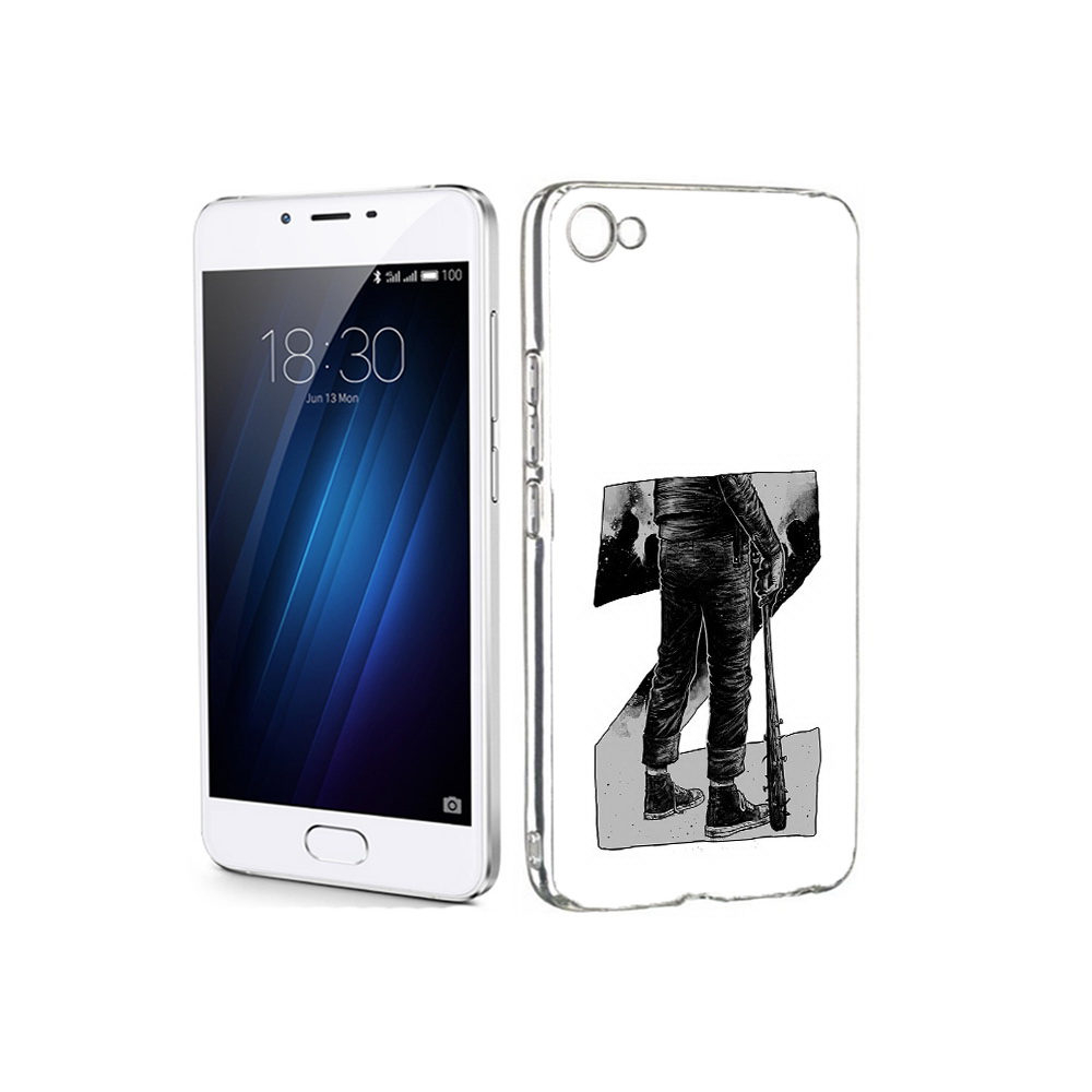 

Чехол MyPads Tocco для Meizu U20 воин черно белый (PT50622.85.265), Tocco