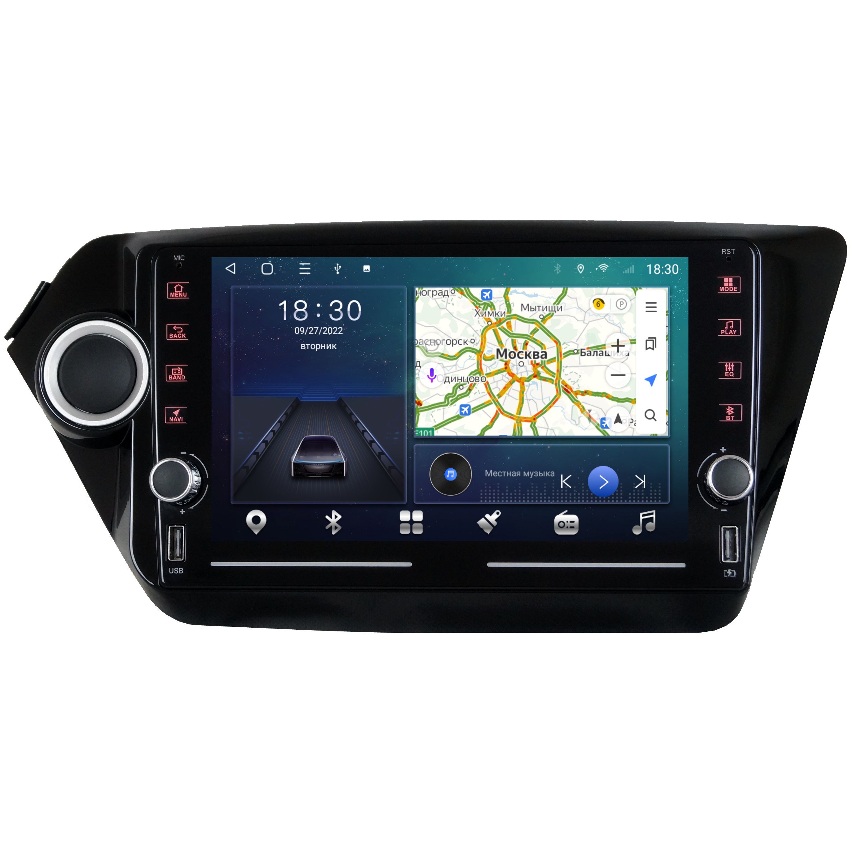 Автомобильная Магнитола EpicAuto K9 Kia Rio 2011-2015 - Android 12 - 8 ядер - CarPlay - QL 2750000₽