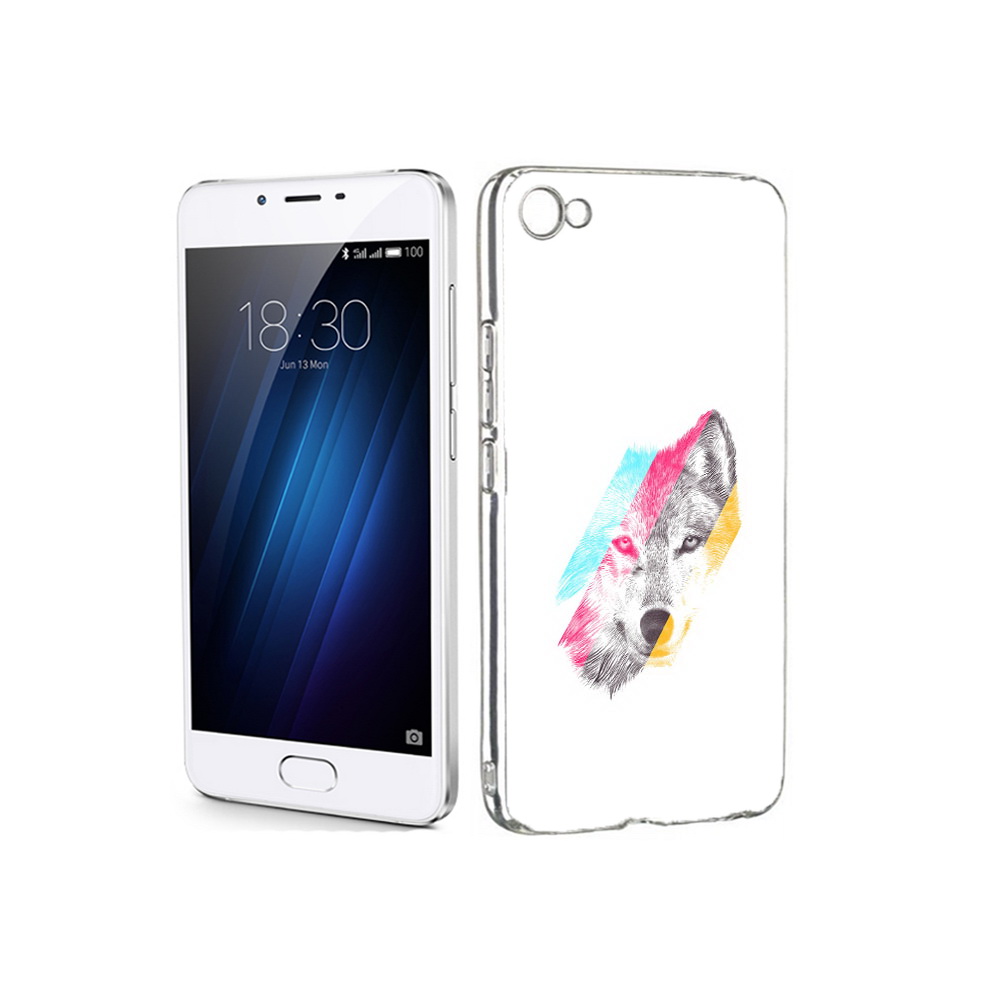 

Чехол MyPads Tocco для Meizu U20 волк градиент (PT50622.85.268), Прозрачный, Tocco