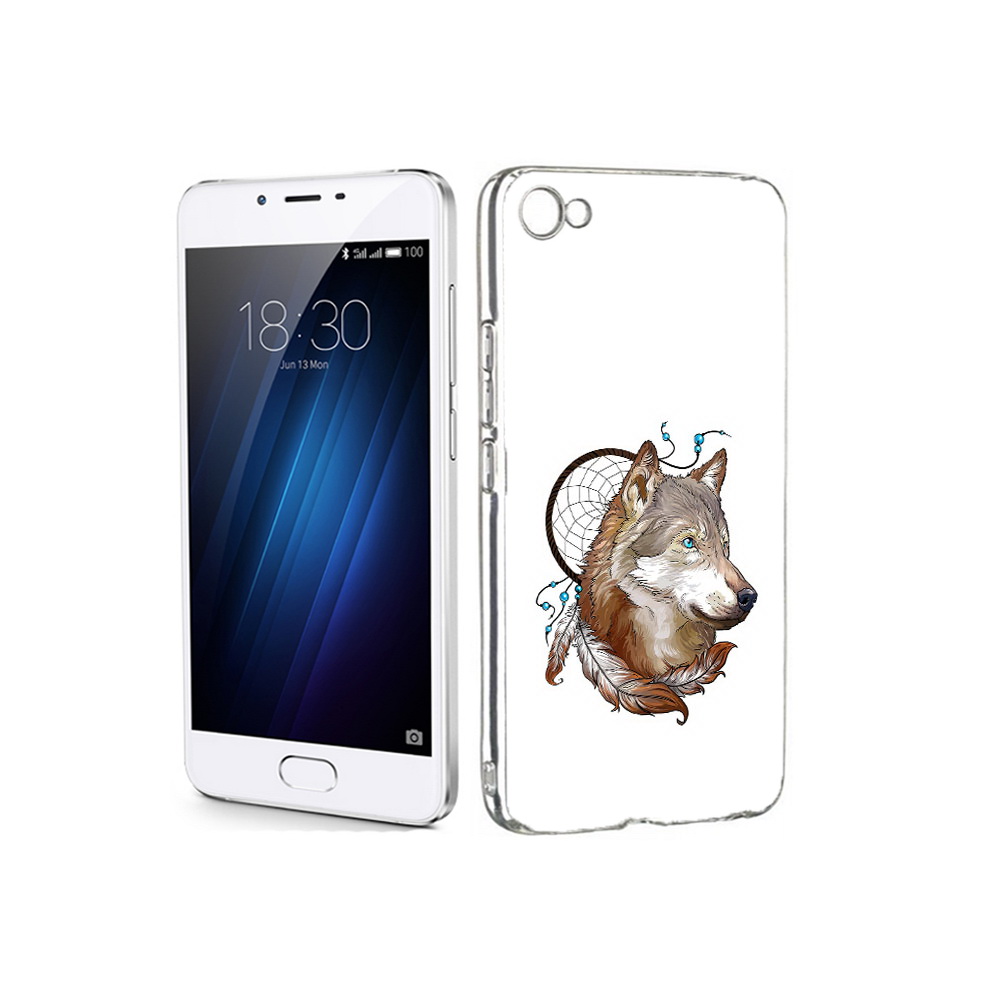 

Чехол MyPads Tocco для Meizu U20 волк и ловец снов (PT50622.85.269), Прозрачный, Tocco