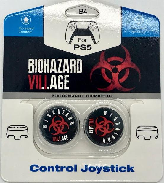 фото Низкие накладки на стики cqc biohazard vii.i.age для геймпада dualsense nobrand