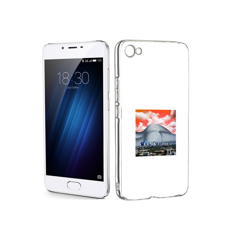 

Чехол MyPads Tocco для Meizu U20 город с девушкой на фоне (PT50622.85.297), Прозрачный, Tocco