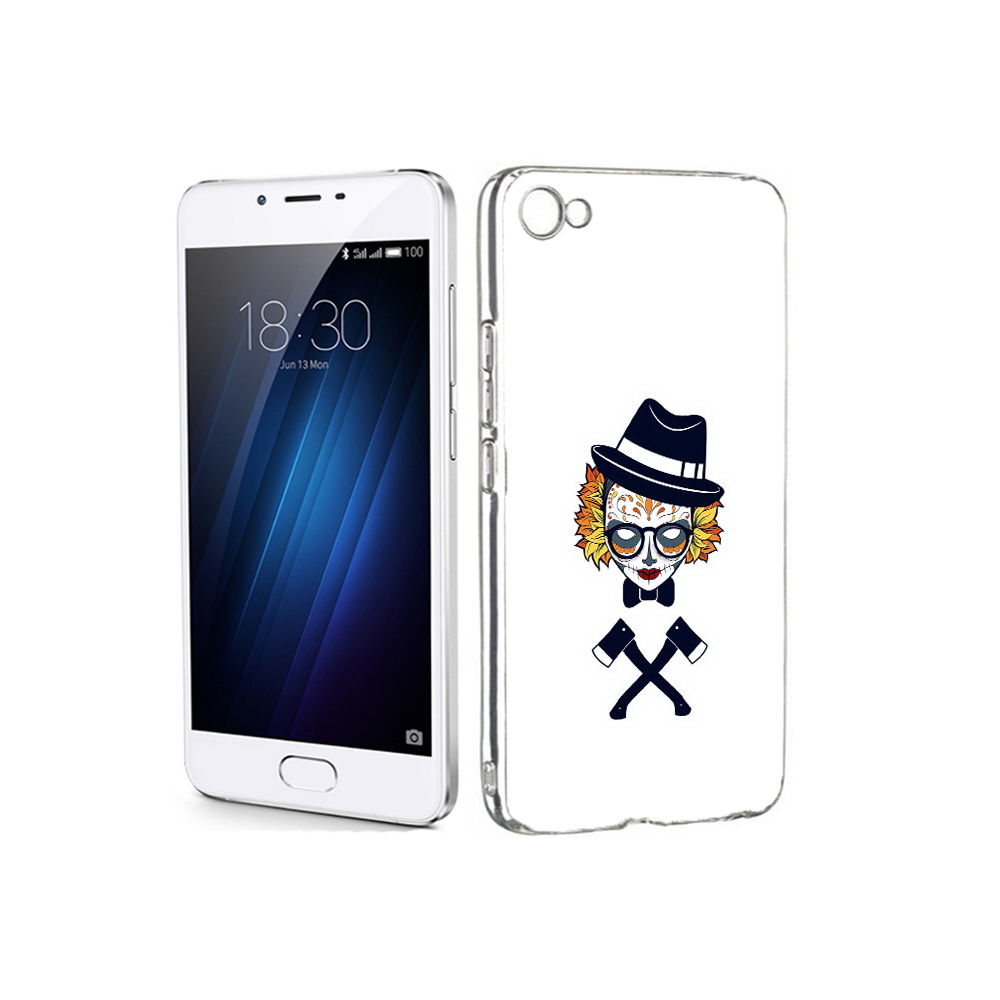 

Чехол MyPads Tocco для Meizu U20 девушка в маске с топорами рисунок (PT50622.85.304), Прозрачный, Tocco