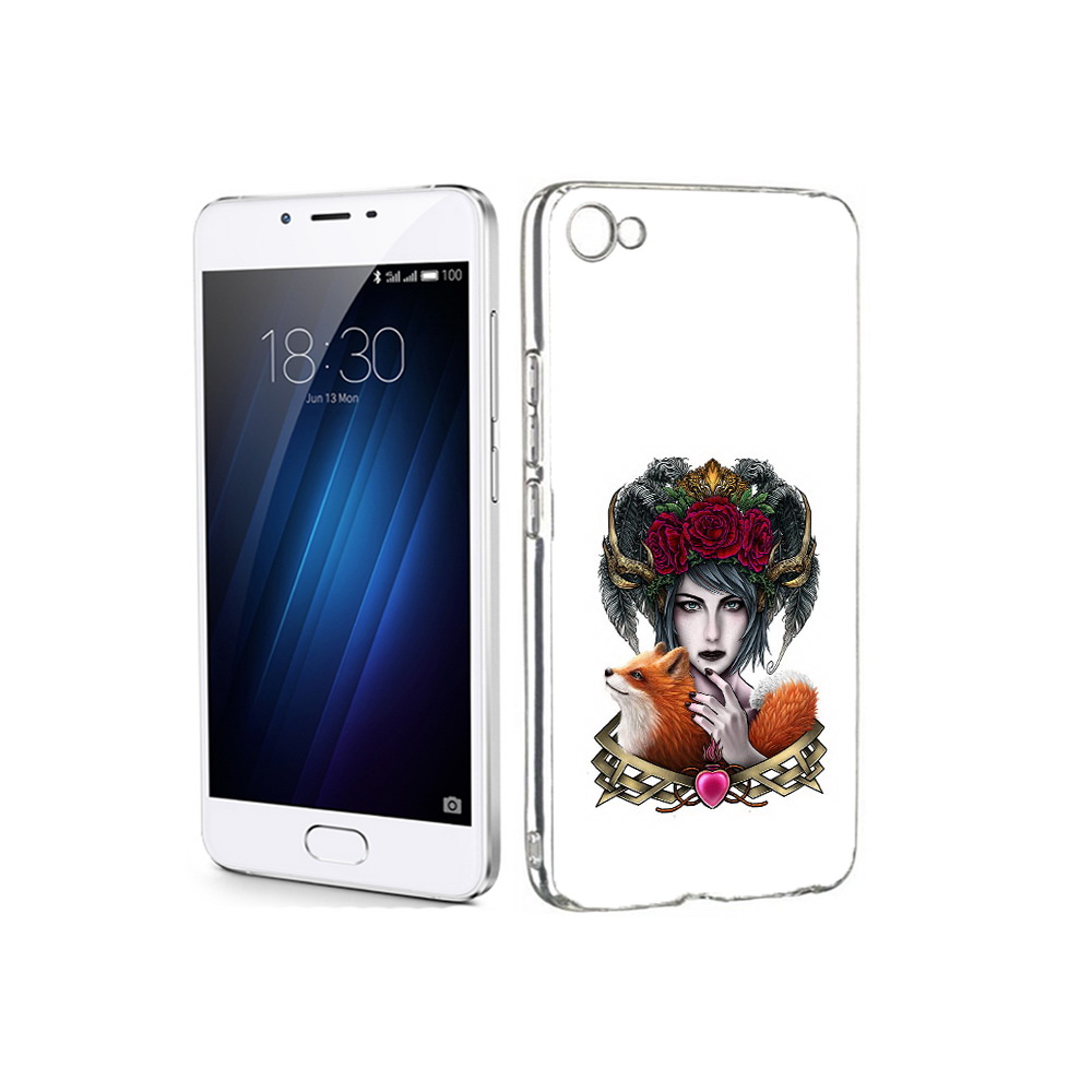 

Чехол MyPads Tocco для Meizu U20 девушка с лисой (PT50622.85.314), Прозрачный, Tocco