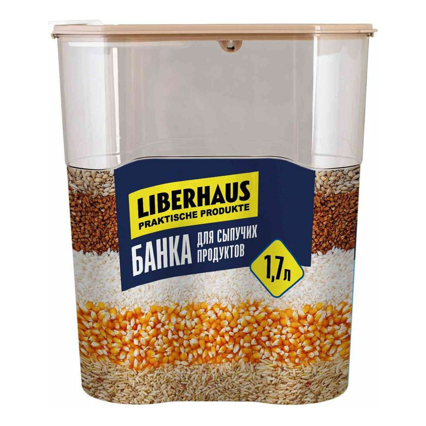 фото Банка для сыпучих продуктов liberhaus 1,7 л