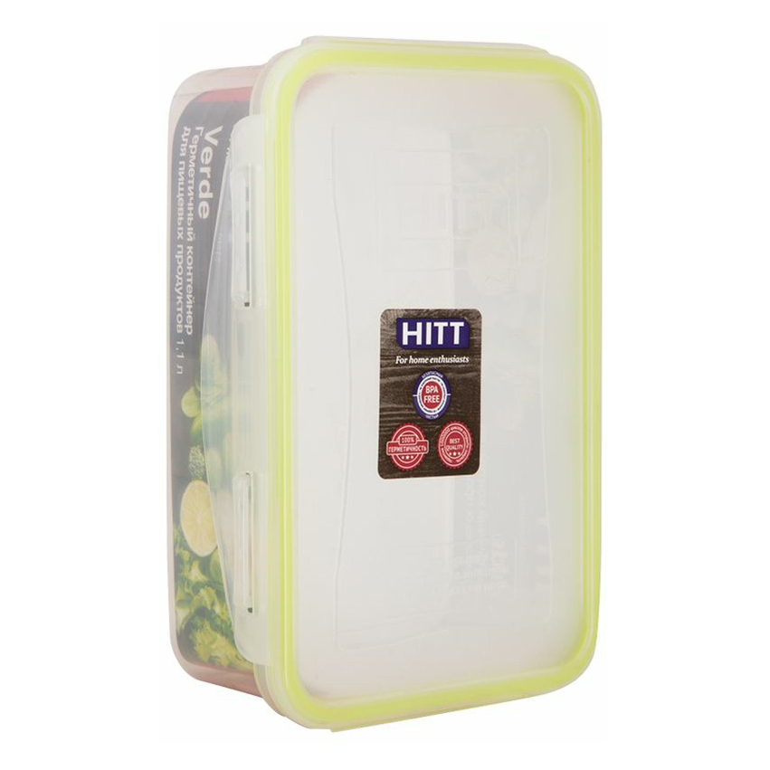 

Контейнер для хранения продуктов Hitt Verde 1,1 л, Прозрачный