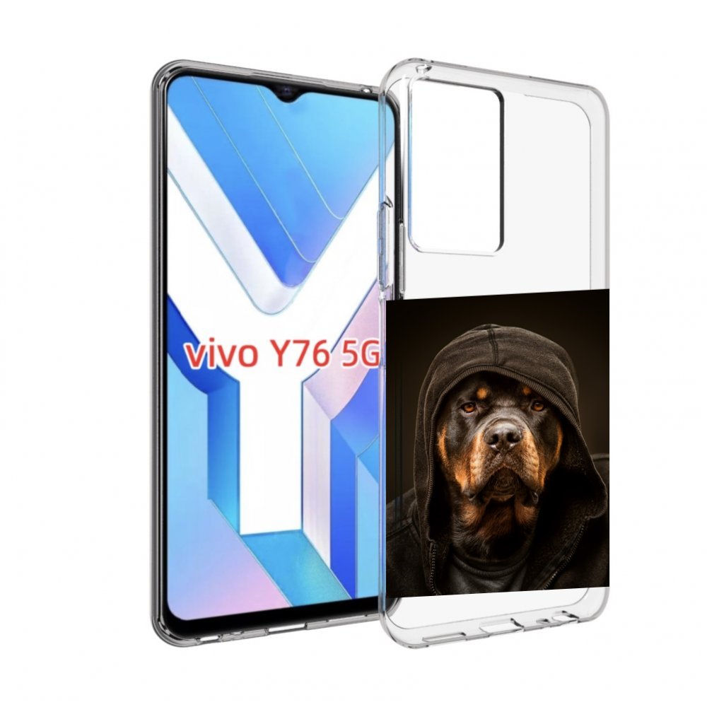 

Чехол MyPads Пес-барбос для Vivo Y76 5G, Прозрачный, Tocco