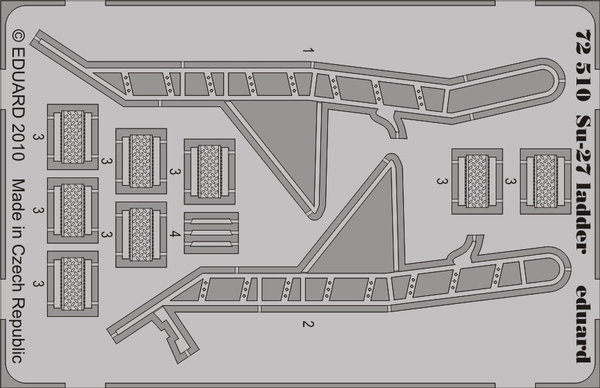 

Фототравление Eduard 72510 Su-27 ladder 1/72, Цветной, 72510