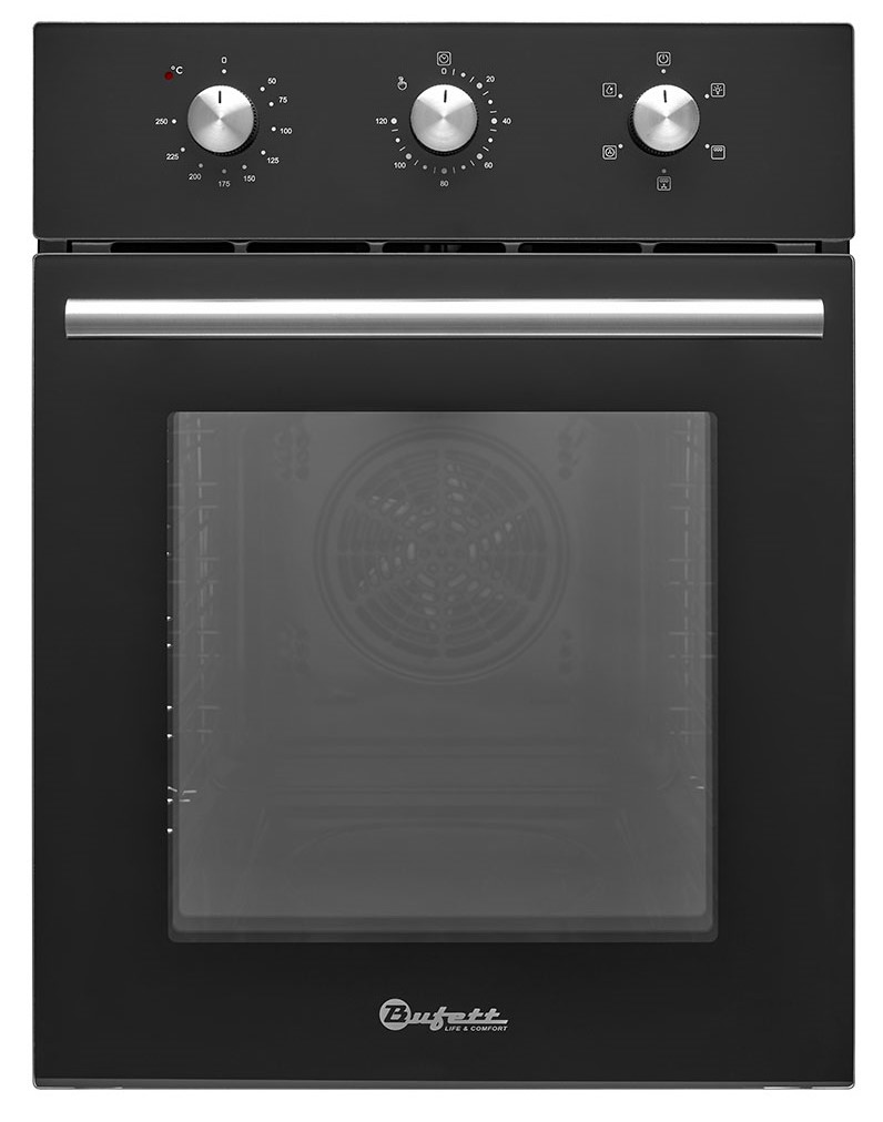 Встраиваемый электрический духовой шкаф Bufett 640162 черный 500 лучших рецептов постной кухни борщевская т