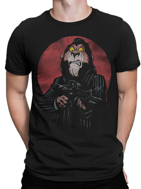 

Футболка мужская Design Heroes Лев Шрам - Лицо со шрамом 695-scar-2 черная 3XL, Черный, Лев Шрам - Лицо со шрамом 695-scar-2