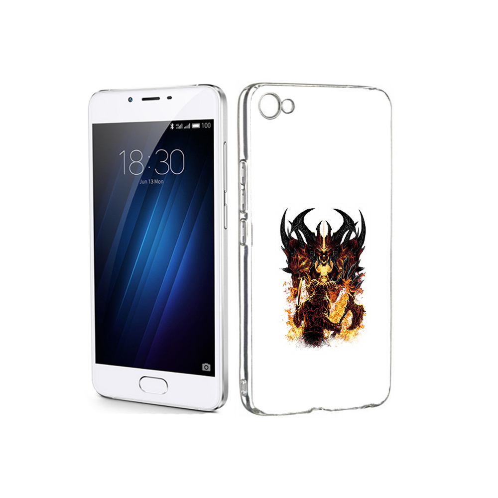 

Чехол MyPads Tocco для Meizu U20 демон shadow fiend (PT50622.85.318), Прозрачный, Tocco