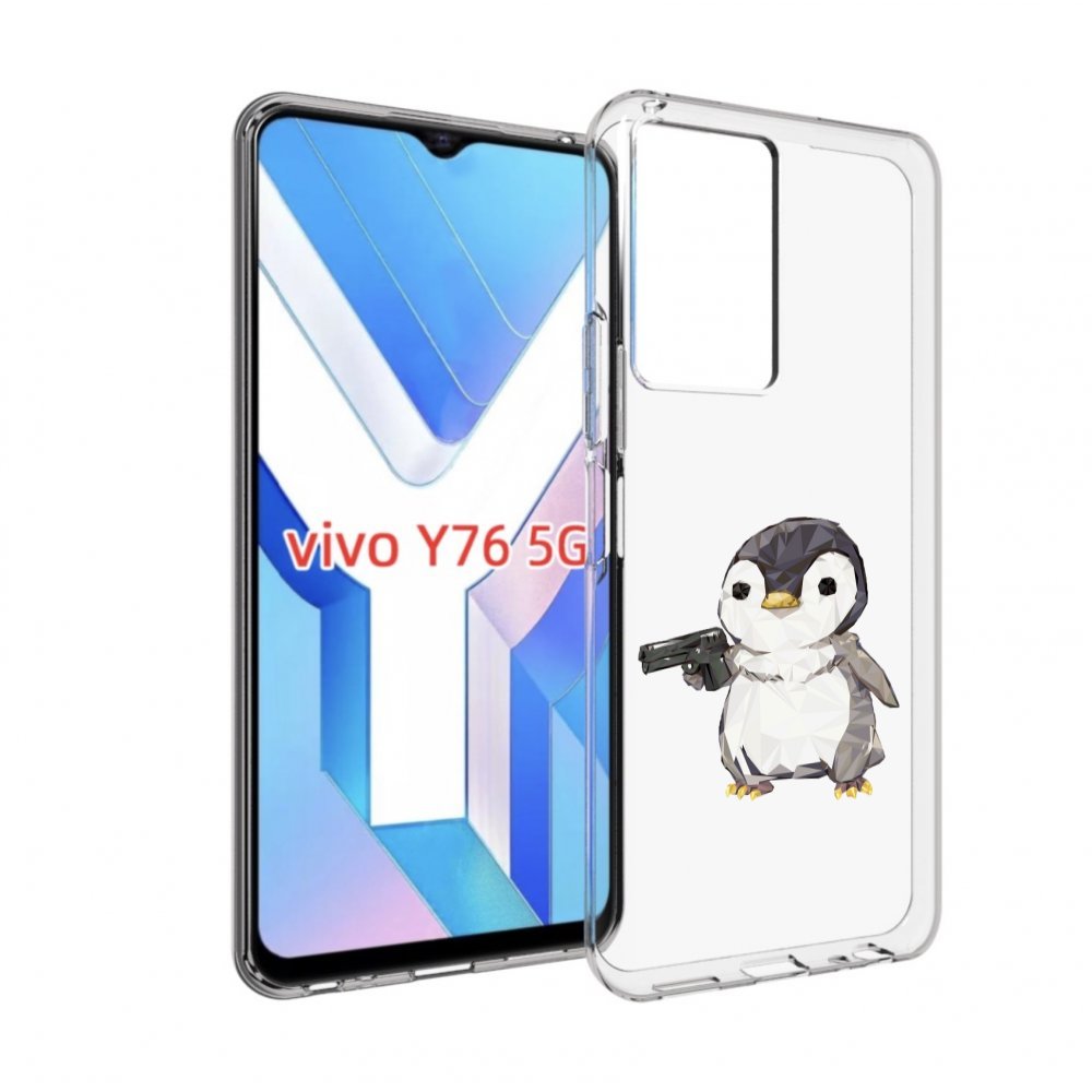 

Чехол MyPads Пингвин детский для Vivo Y76 5G, Прозрачный, Tocco