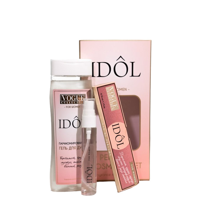 Подарочный набор женский IDOL pour femme, гель для душа 250 мл, парфюмерная вода 30 мл shu блеск для губ стойкий idol