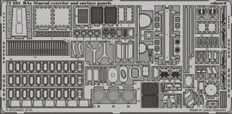 

Фототравление Eduard 72505Nimrod экстерьер and surface panels 1/72