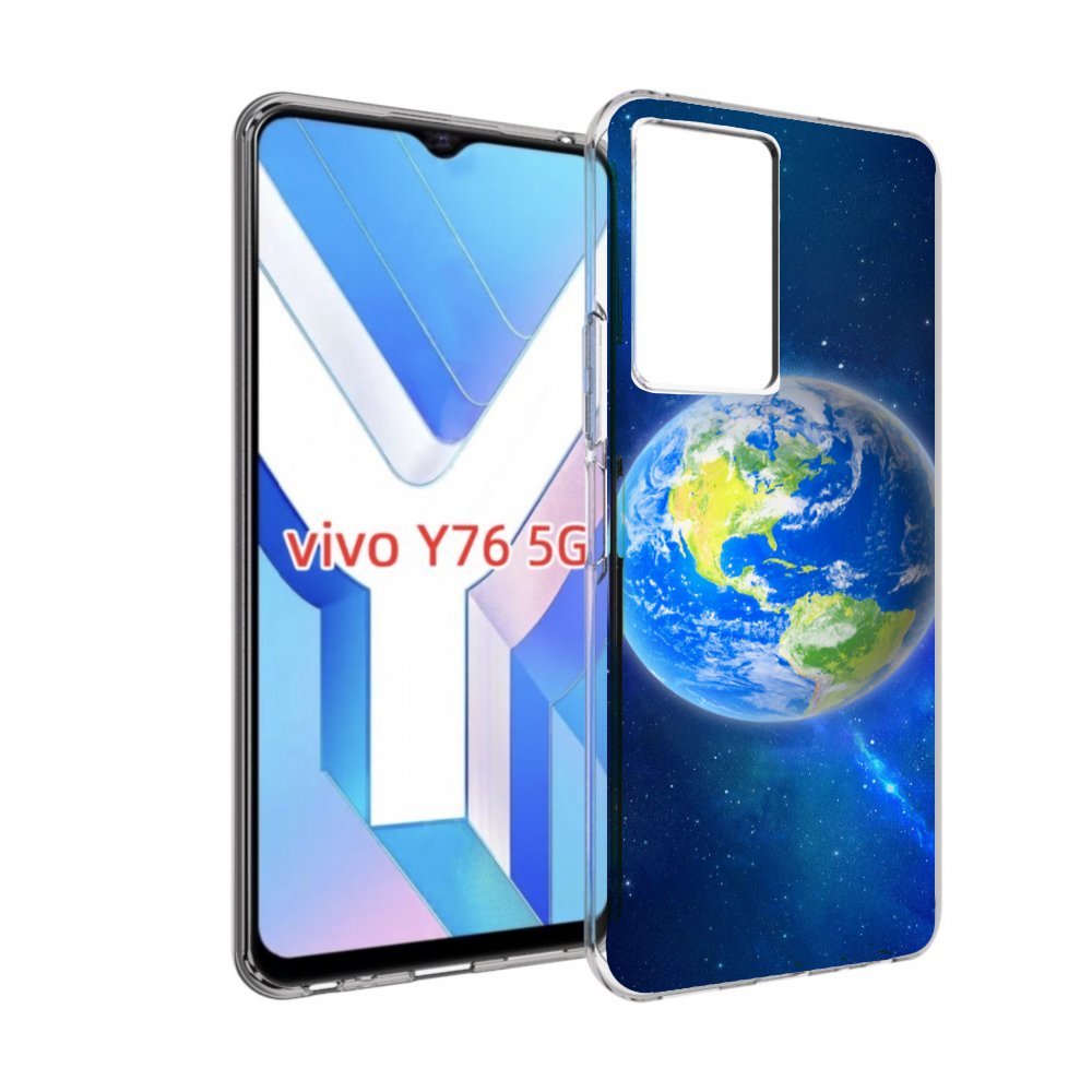 

Чехол MyPads Планета-Земля для Vivo Y76 5G, Прозрачный, Tocco