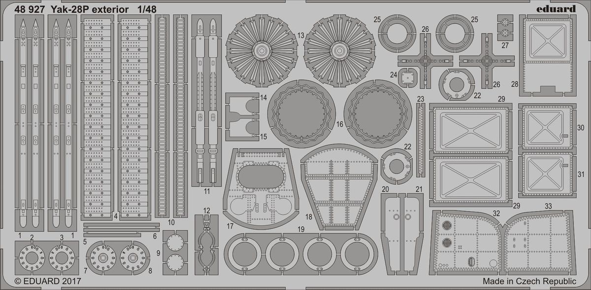 

Фототравление Eduard 72526 для F-14A exterior (экстерьер)