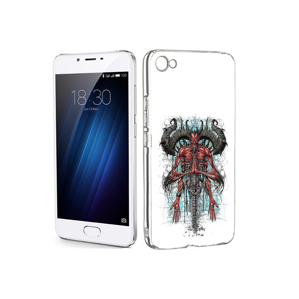 

Чехол MyPads Tocco для Meizu U20 дьявол (PT50622.85.340), Прозрачный, Tocco