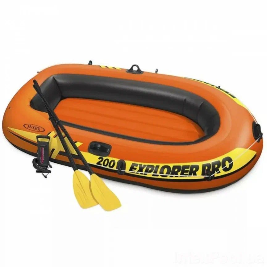 

Лодка надувная двухместная Intex Explorer-Pro-200 58357, Оранжевый, Explorer-Pro-200