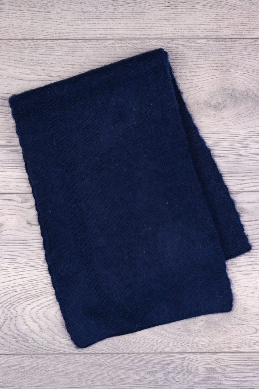 Шарф мужской Freyja 91 темно-синий, 160х23 см