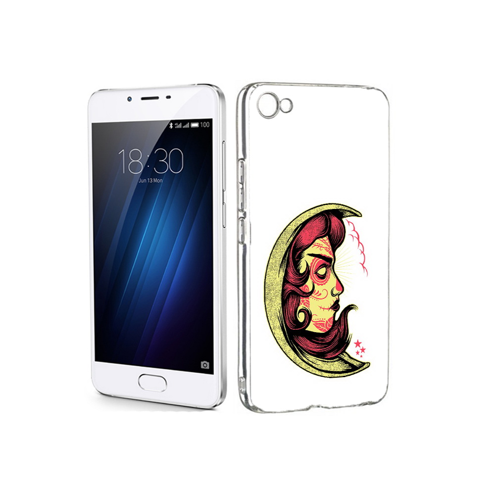 

Чехол MyPads Tocco для Meizu U20 желтый полумесяц с лицом девушки (PT50622.85.346), Прозрачный, Tocco