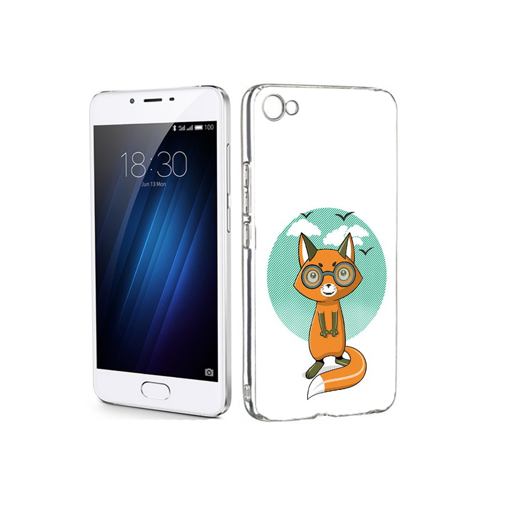 

Чехол MyPads Tocco для Meizu U20 задумчивая лиса (PT50622.85.348), Прозрачный, Tocco
