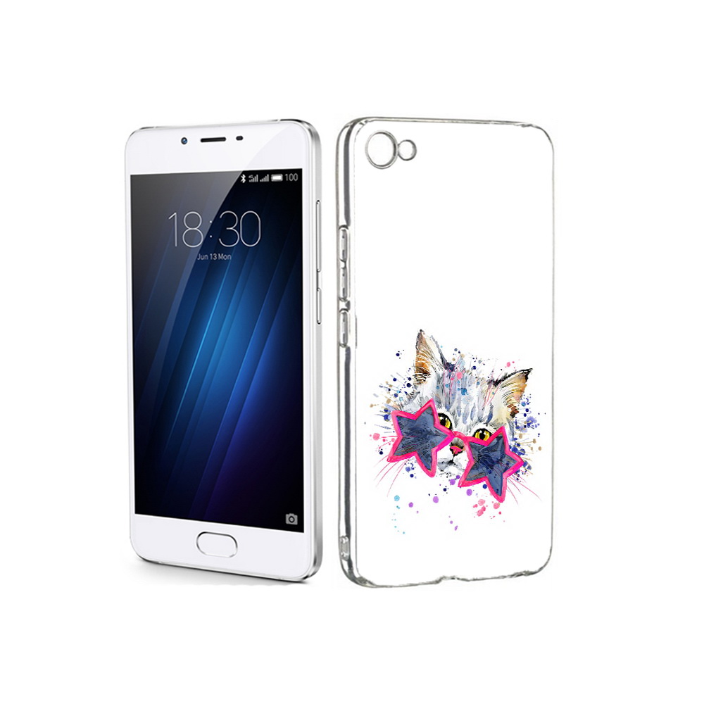 

Чехол MyPads Tocco для Meizu U20 звездные очки (PT50622.85.353), Прозрачный, Tocco
