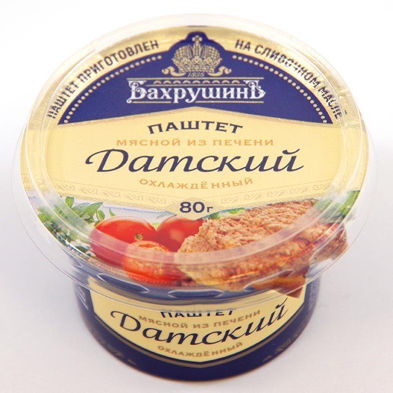 

Паштет из печени Бахрушинъ Датский из печени 80 г