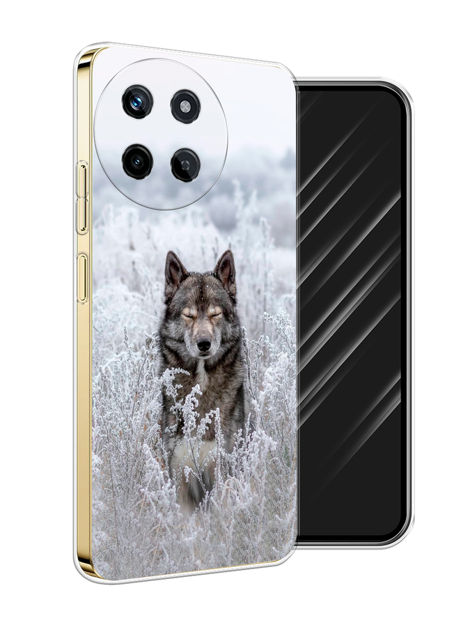 

Чехол Awog на Realme 11 4G "Волк в поле", Белый;черный, 2515150-1