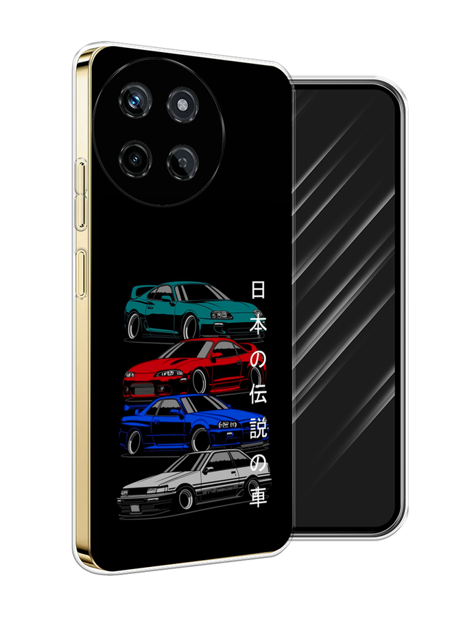 

Чехол Awog на Realme 11 4G "JDM Legend cars", Зеленый;красный;синий, 2515150-1