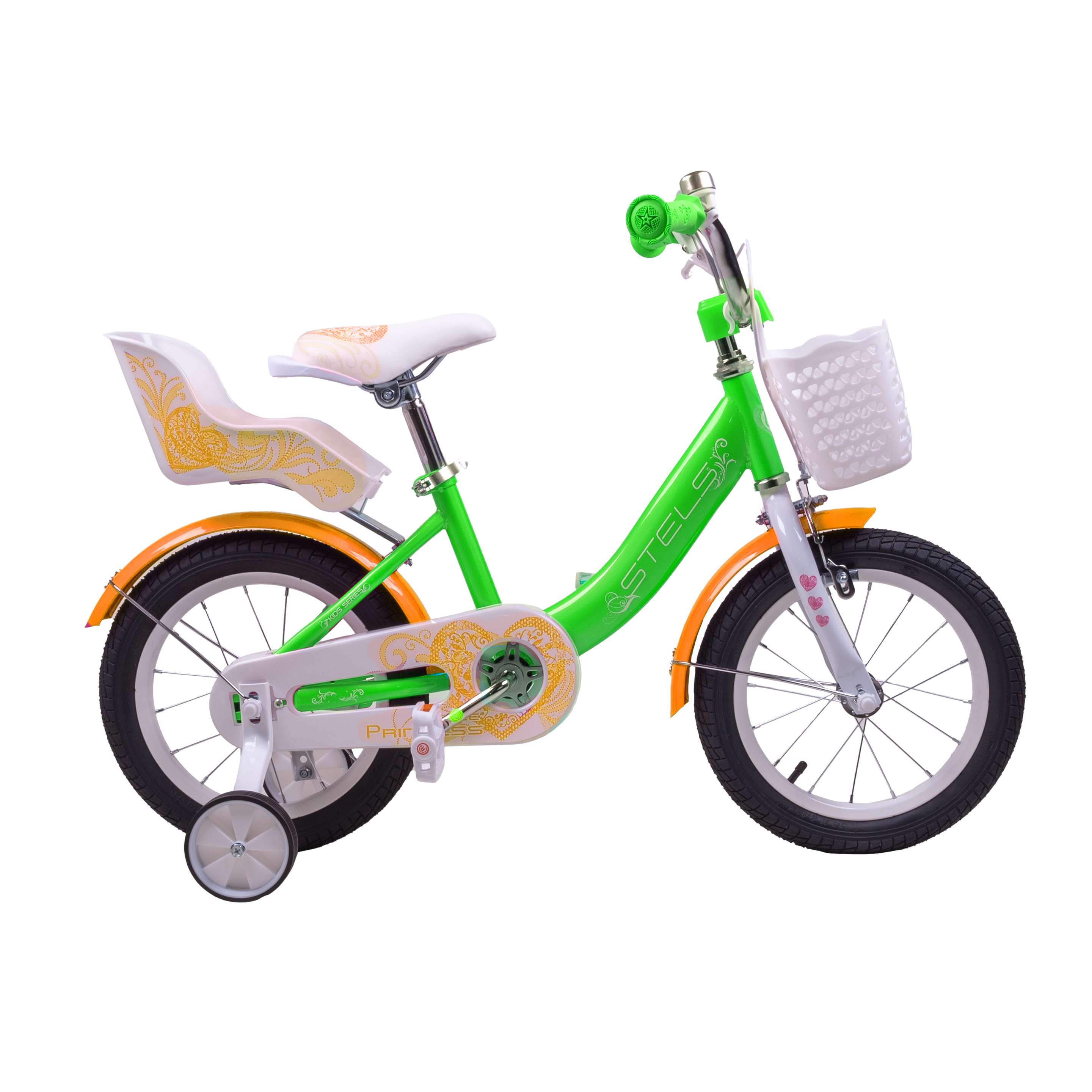 Велосипед Stels Little Princess KC 14 2023 года салатовый