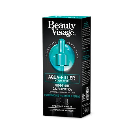 Купить Сыворотка Beauty Visage лифтинг для лица и кожи вокруг глаз Aqua-Filler Hyaluronic, 30 мл