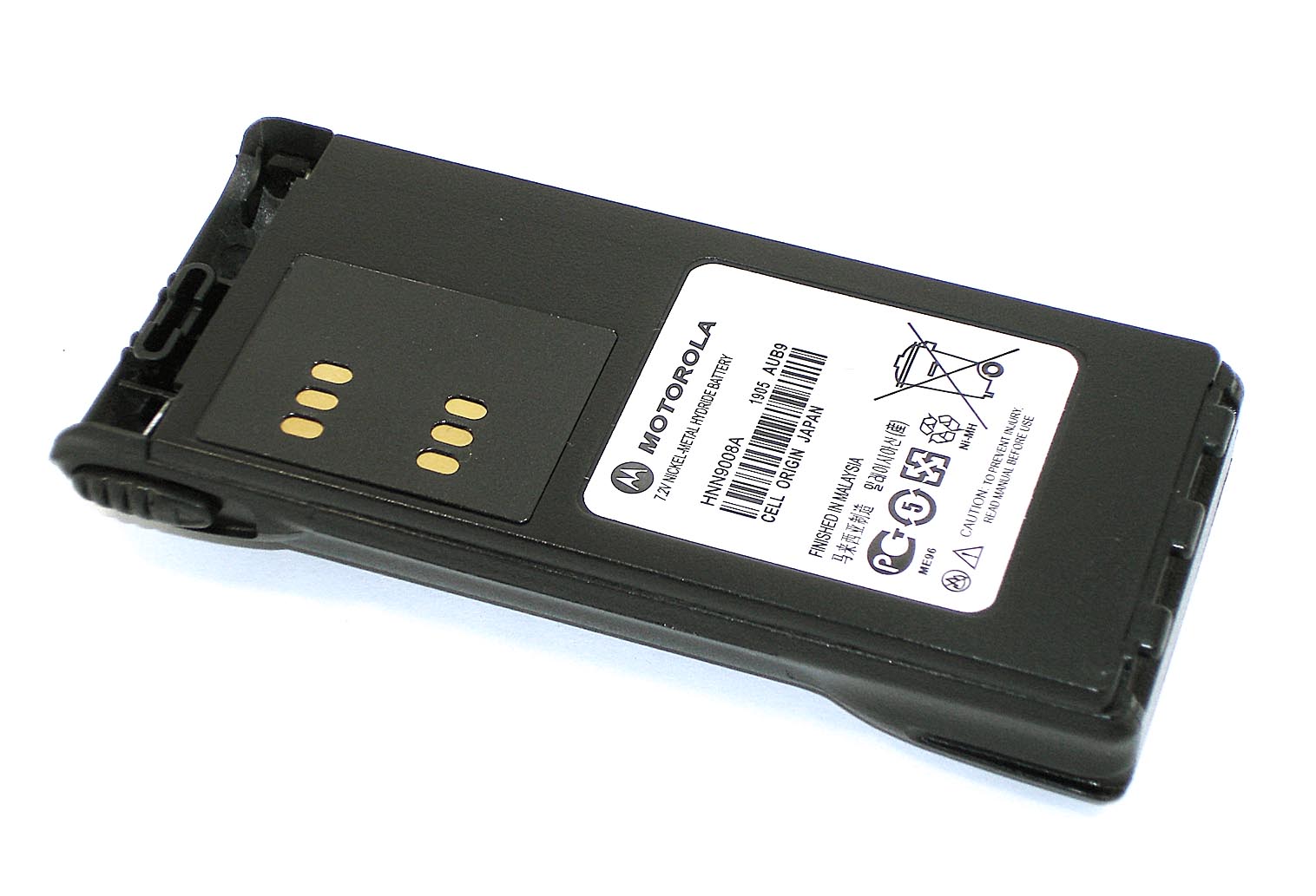 фото Аккумулятор для motorola gp340 ht750 ht1200 (hnn4001) 1250mah 7.2v ni-mh oem