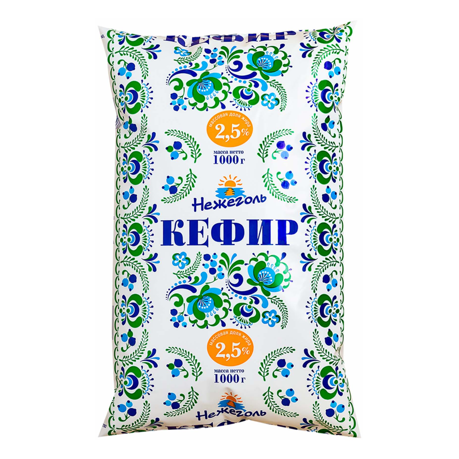 

Кефир Нежеголь 2,5% 1 л