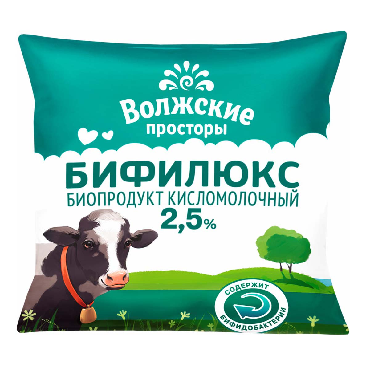 Волжские просторы кефир 2.5%