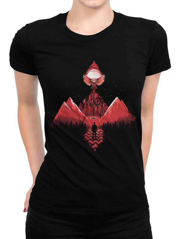 

Футболка женская Dream Shirts Твин Пикс черная 2XL, Черный, Твин Пикс